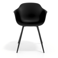 Gästestuhl Glamm, 4 Beine, umhüllendes Design