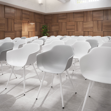 konferenzstuhl weiss weiss 4 fusse kunststoff feste armlehnen 8