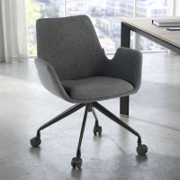 Drehstuhl Glamm, mit Rollen, Robust