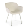 Drehstuhl Ores mit Rollen, modernes Design, Kunstleder