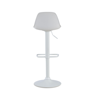 barhocker weiss hocker metallfusse kunstleder ohne armlehnen 6