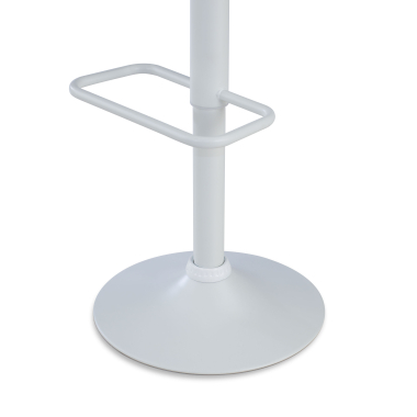 barhocker weiss hocker metallfusse kunstleder ohne armlehnen 8