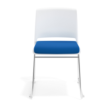 konferenzstuhl blau ohne arme gepolstert stoff ohne armlehnen 3