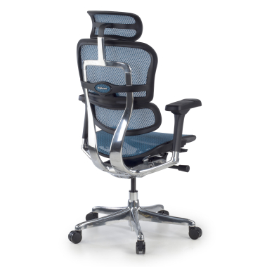 ergonomischer burostuhl blau schwarze struktur netz netzstoff 5d verstellbare armlehnen kopfstutze 6