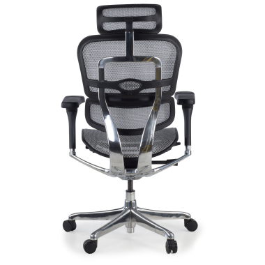 ergonomischer burostuhl grau schwarze struktur netz netzstoff 5d verstellbare armlehnen kopfstutze 7