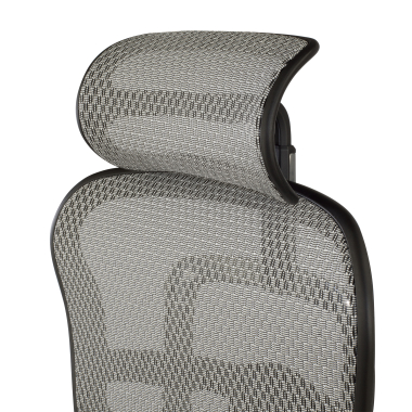 ergonomischer burostuhl grau schwarze struktur netz netzstoff 5d verstellbare armlehnen kopfstutze 9