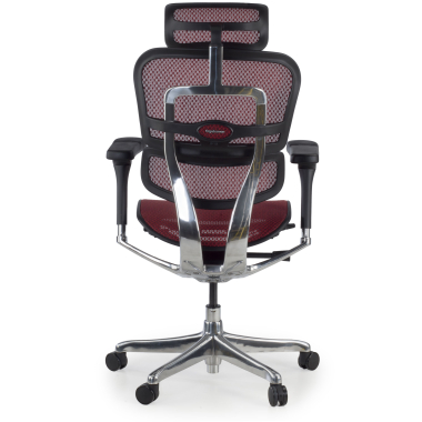 ergonomischer burostuhl rot schwarze struktur netz netzstoff 5d verstellbare armlehnen kopfstutze 7