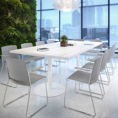 konferenzstuhl grau mit armlehnen stoff feste armlehnen 2