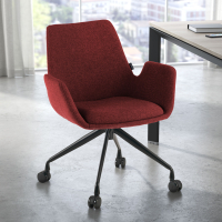 Drehstuhl Glamm, mit Rollen, Robust