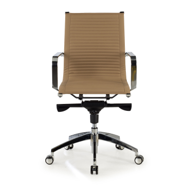 chefsessel kaffeebraun verchromte struktur kunstleder kunstleder feste armlehnen 3