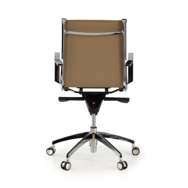 chefsessel kaffeebraun verchromte struktur kunstleder kunstleder feste armlehnen 6