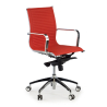 Design Bürostuhl Brenton, Stahlrahmen, niedrige Rückenlehne