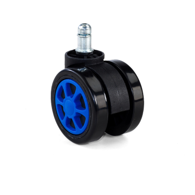rolle fur burostuhle blau 60mm gaming 2