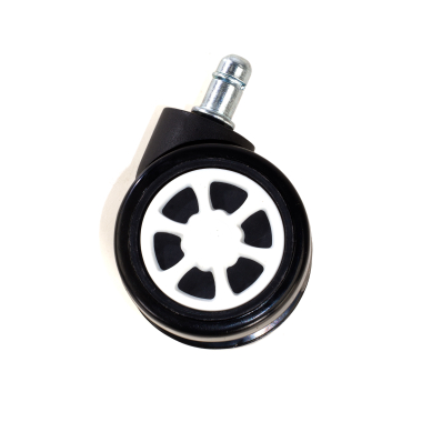 rolle fur burostuhle weiss 60mm gaming 3
