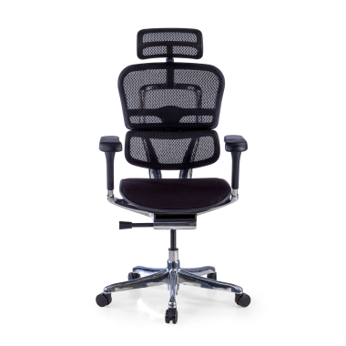 ergonomischer burostuhl schwarz schwarzes gestell mit gepolstertem sitz stoff 5d verstellbare armlehnen kopfstutze 3