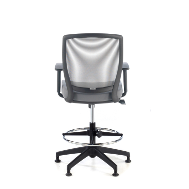 ergonomischer hocker grau hocker netzstoff 1d verstellbare armlehnen 6