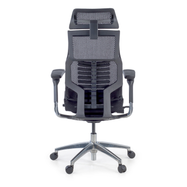 ergonomischer burostuhl schwarz schwarzes gestell netzstoff 5d verstellbare armlehnen lordosenstutze kopfstutze 6