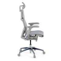 Ergonomischer Stuhl Pofit2, Premium-Modell, graue Struktur