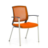Besucherstuhl Adam, bequem und robust, Metallstruktur
