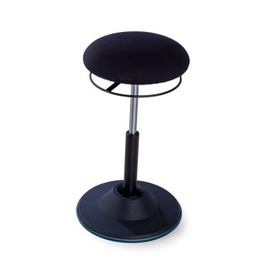 ergonomischer hocker schwarz move stoff ohne armlehnen 3