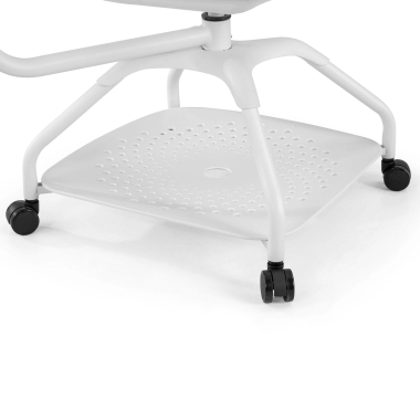 stuhl mit schreibplatte weiss step kunststoff bewegliche armlehnen 7