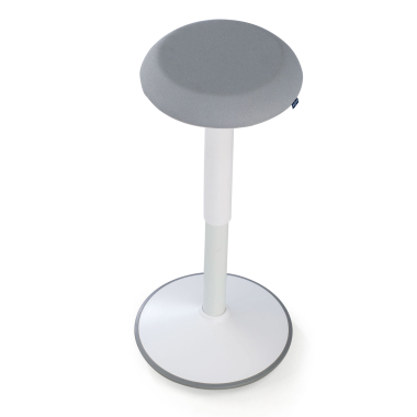 ergonomischer hocker weiss grau activepro stoff ohne armlehnen 7