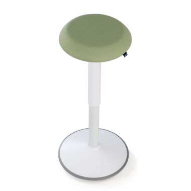 ergonomischer hocker weiss grun activepro stoff ohne armlehnen 7