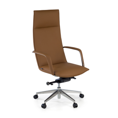 chefsessel beige hamilton kunstleder feste armlehnen 1