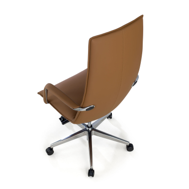 chefsessel beige hamilton kunstleder feste armlehnen 8