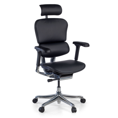 chefsessel schwarz schwarze struktur naturleder naturleder 5d verstellbare armlehnen kopfstutze 1