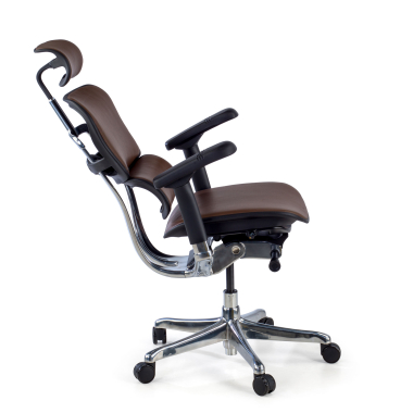 chefsessel braun schwarze struktur naturleder naturleder 5d verstellbare armlehnen kopfstutze 5