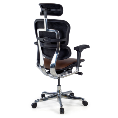 chefsessel braun schwarze struktur naturleder naturleder 5d verstellbare armlehnen kopfstutze 6