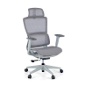 Ergonomischer Bürostuhl Balance Pro White, 3D-Armlehnen, Kopfstütze
