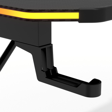 gaming tisch schwarz tempest 8
