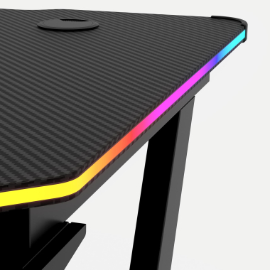 gaming tisch schwarz tempest 4