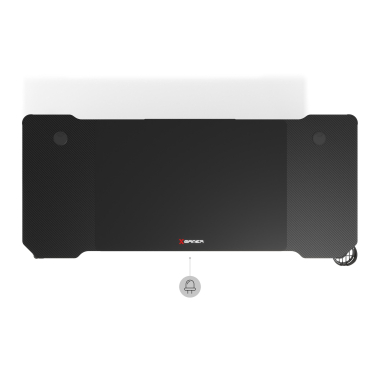 gaming tisch schwarz tempest 6