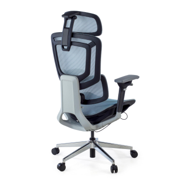 ergonomischer burostuhl blau valkyr netzstoff 4d verstellbare armlehnen doppelte lordosenstutze kopfstutze 10
