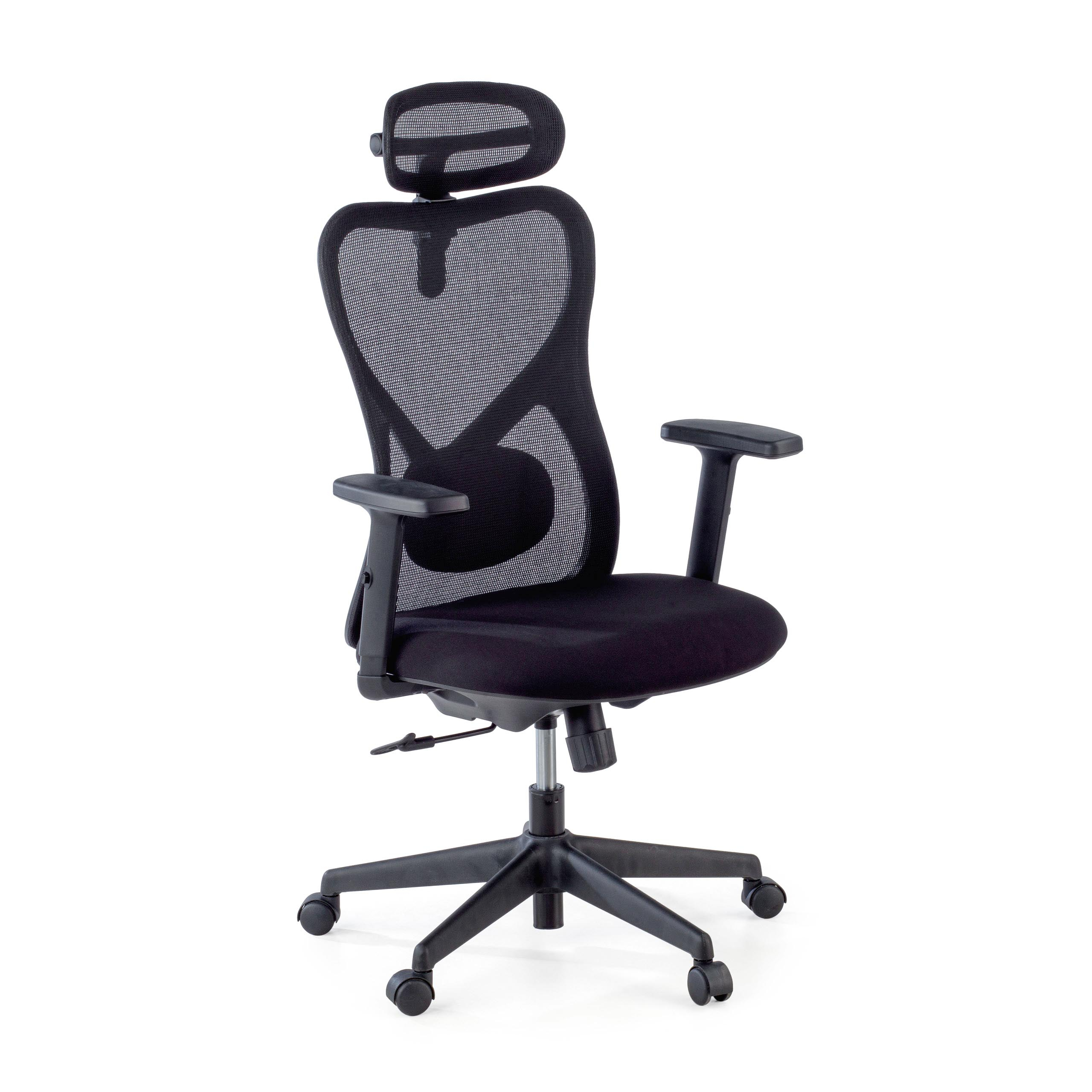 Bürostuhl Fusion black, Lendenstütze
