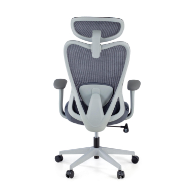 burostuhl weiss grau vital netzstoff feste armlehnen lordosenstutze kopfstutze 6