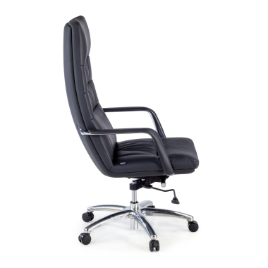chefsessel schwarz goteborg naturleder feste armlehnen 4