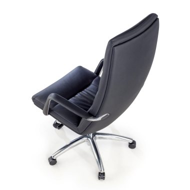 chefsessel schwarz goteborg naturleder feste armlehnen 8