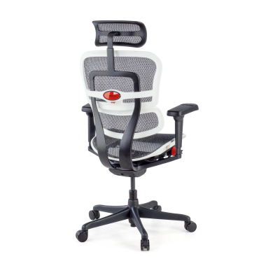 gaming stuhl weiss schwarze struktur gaming netzstoff 5d verstellbare armlehnen lordosenstutze kopfstutze 9
