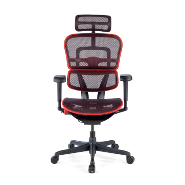 gaming stuhl rot schwarze struktur gaming netzstoff 5d verstellbare armlehnen lordosenstutze kopfstutze 3