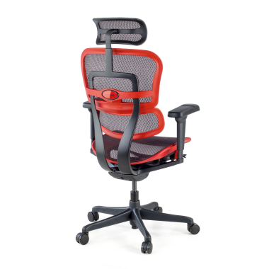 gaming stuhl rot schwarze struktur gaming netzstoff 5d verstellbare armlehnen lordosenstutze kopfstutze 8