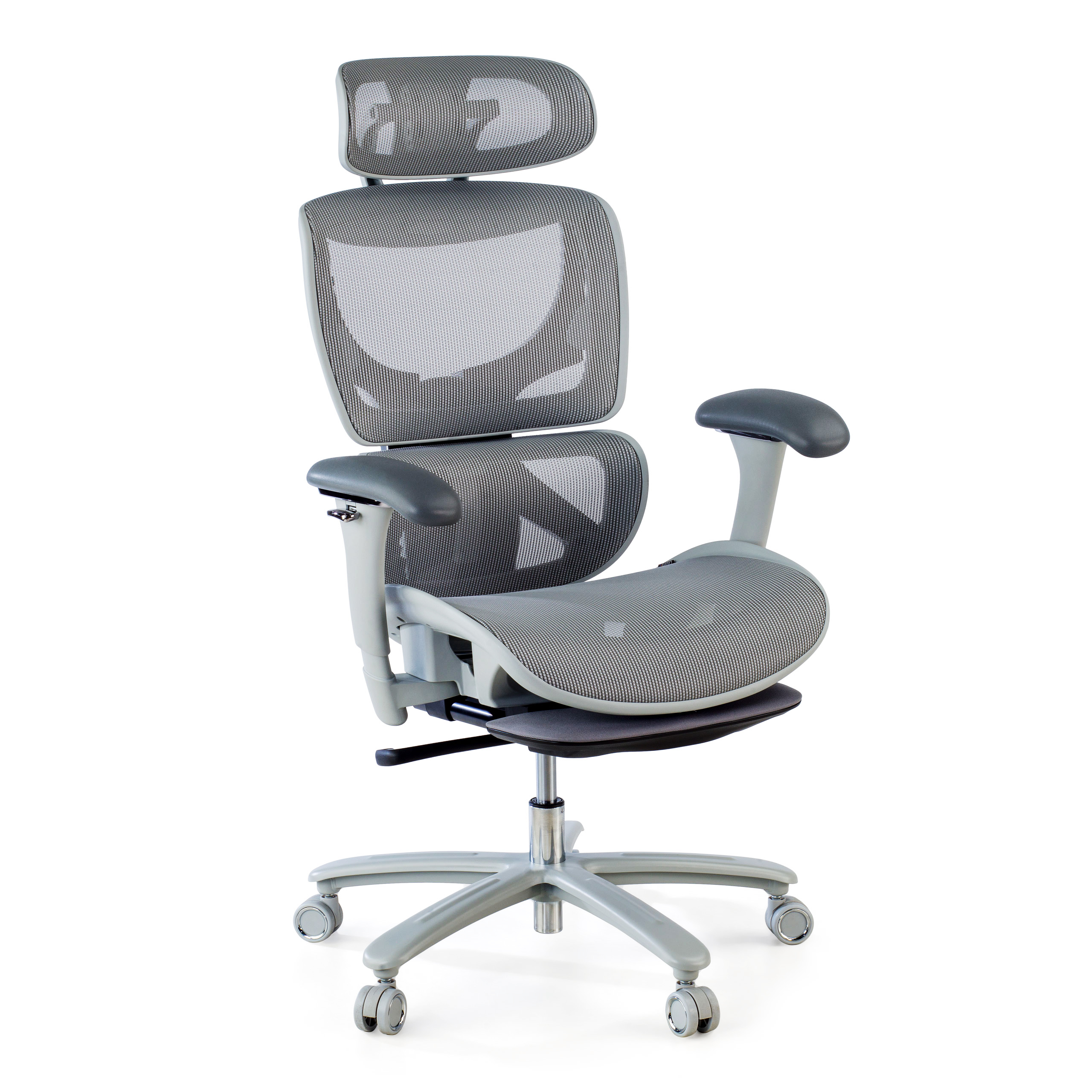 Ergonomischer Bürostuhl Sakura white, kippbare Rückenlehne