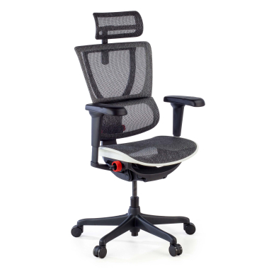 gaming stuhl weiss gaming stuhl netzstoff 5d verstellbare armlehnen lordosenstutze kopfstutze 1