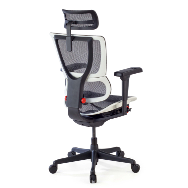 gaming stuhl weiss gaming stuhl netzstoff 5d verstellbare armlehnen lordosenstutze kopfstutze 9