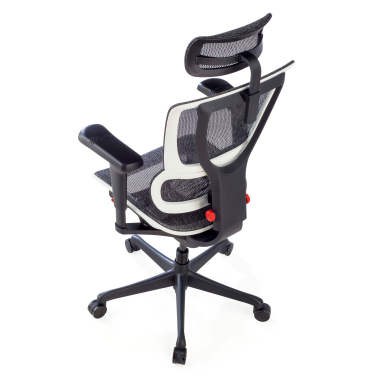 gaming stuhl weiss gaming stuhl netzstoff 5d verstellbare armlehnen lordosenstutze kopfstutze 11