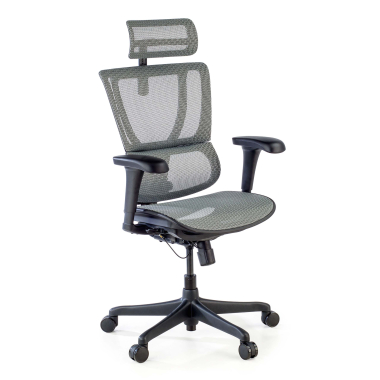 ergonomischer burostuhl grau burostuhl netzstoff 3d verstellbare armlehnen lordosenstutze kopfstutze 1