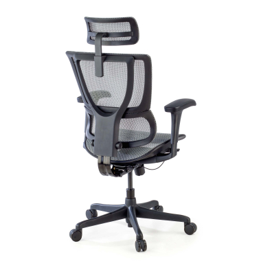 ergonomischer burostuhl grau burostuhl netzstoff 3d verstellbare armlehnen lordosenstutze kopfstutze 8
